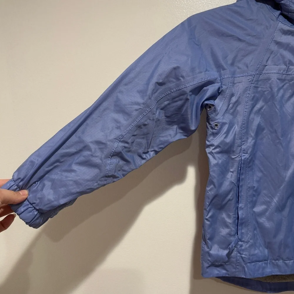 L.L. Bean Kids Blue Hooded Raincoat